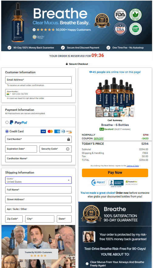 Breathe-secure-checkout
